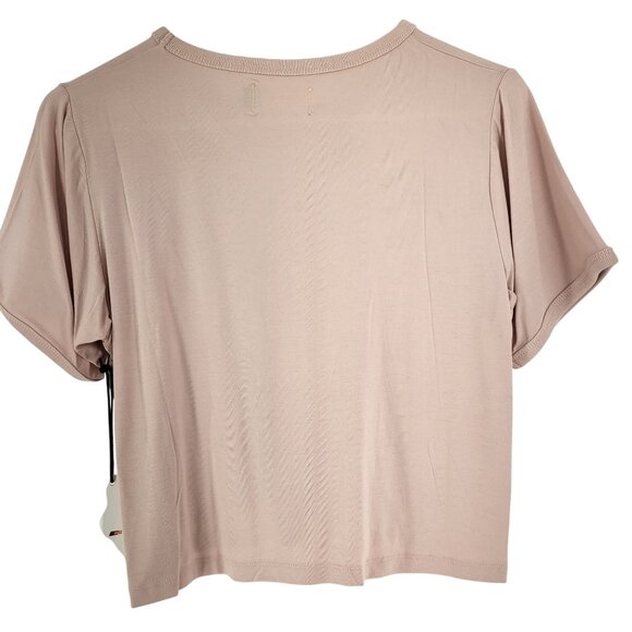 Honor The Gift Women's Cropped T-Shirt Short Sleeves XL Rayon Spandex 2-Pk NWT - Picture 5 of 15